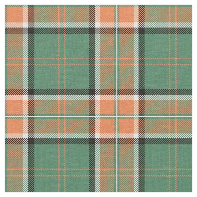Pollock Tartan Print Fabric (Close Up)