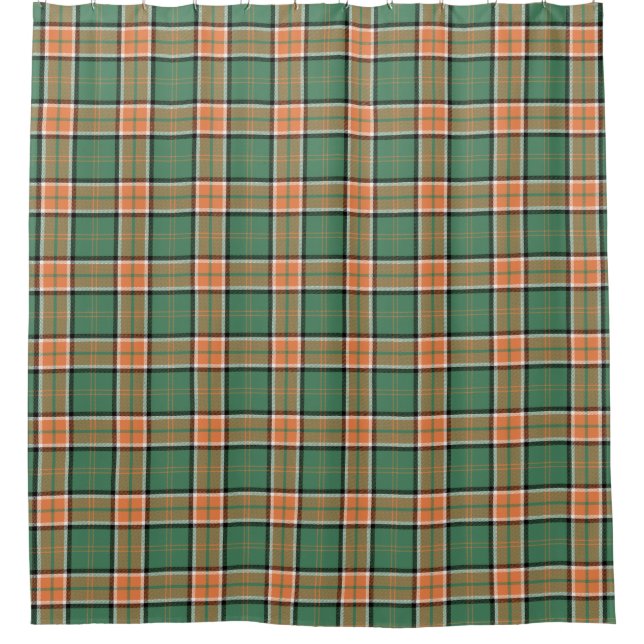 Pollock Tartan Shower Curtain (Front)