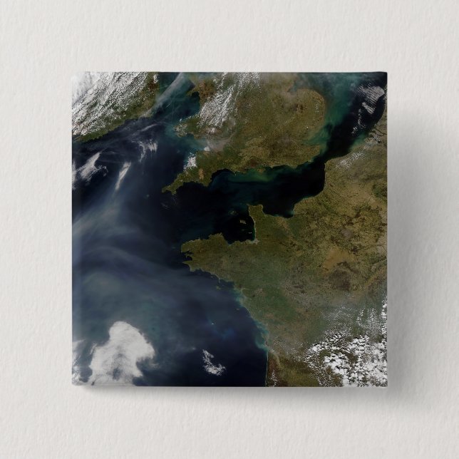 Pollution off France 15 Cm Square Badge (Front)