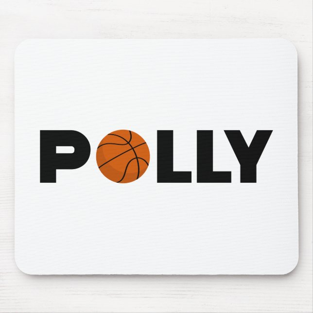 Polly Basketball Mouse Mat (Front)