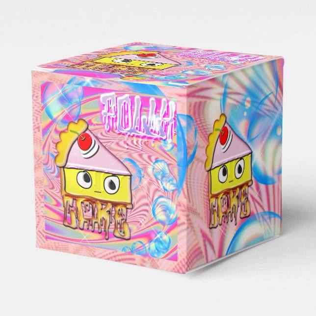 Polly Cake - Tortina - Favour Box (Front Side)
