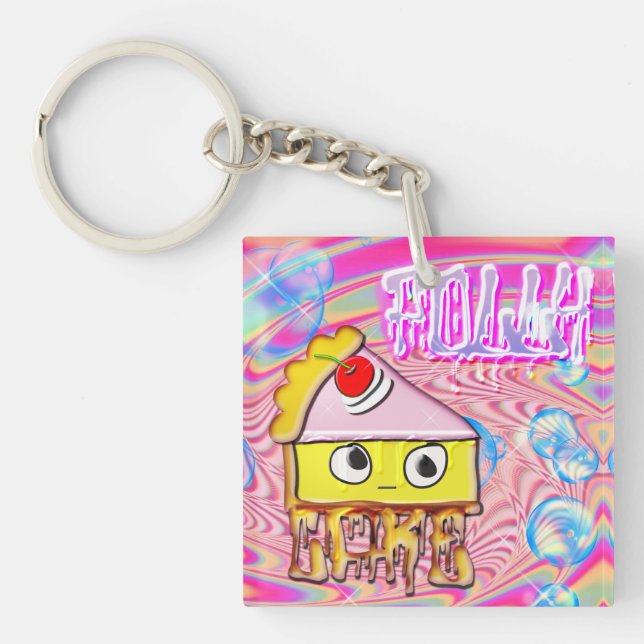 Polly Cake - Tortina - Key Ring (Front)