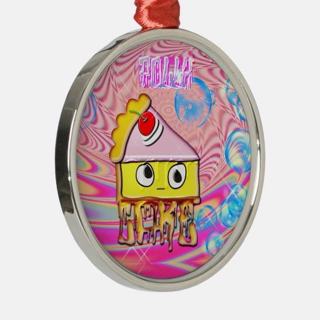 Polly Cake - Tortina - Metal Tree Decoration (Right)