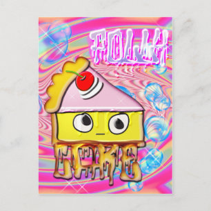 Polly Cake - Tortina - Postcard