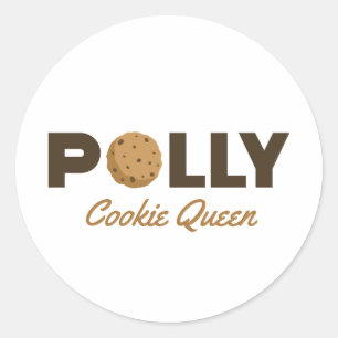 Polly cookie Queen Classic Round Sticker