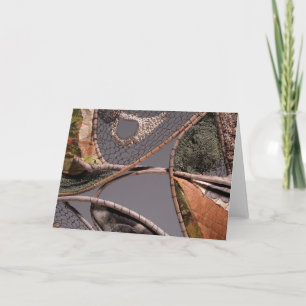 Polly Jacobs Giacchina, Web Of Textures Note Card