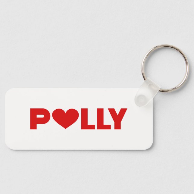Polly Love Key Ring (Front)