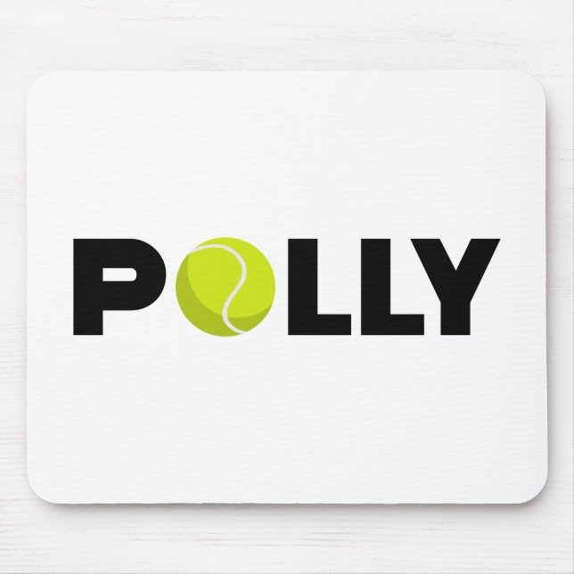 Polly Tennis Mouse Mat (Front)