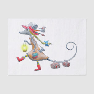 Polly the Mouse II Kids Tissue Paper