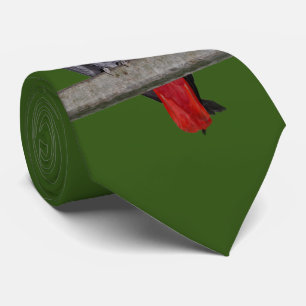 Polly Tie Double Sided Colour (Dark Green)