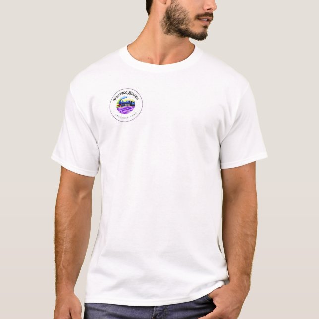 Pollywog Station Lavender Farm Men's T-shirt (Front)