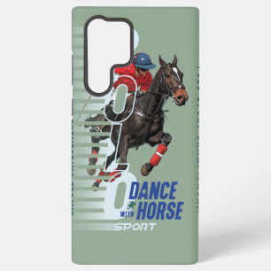 Polo Championship Equestrian Rider Dance w/ Horse Samsung Galaxy Case