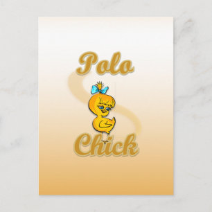Polo Chick Postcard