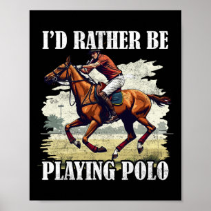 Polo  equine poster