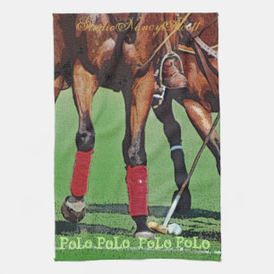 Polo Hooves & Mallets Kitchen Towel