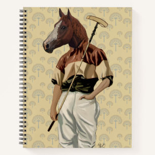 Polo Horse Portrait Notebook