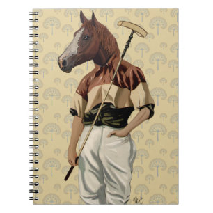 Polo Horse Portrait Notebook