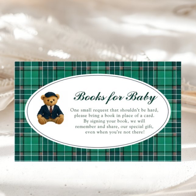 Polo Luxury Teddy Bear Books for Baby Ticket Enclosure Card (Creator Uploaded)