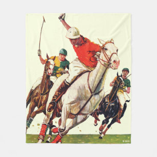 Polo Match Fleece Blanket
