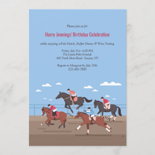 Polo Match Invitation