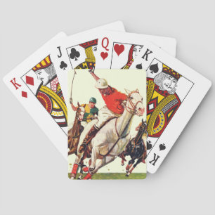Polo Match Playing Cards