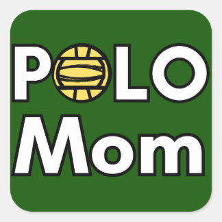 Polo Mum Square Sticker