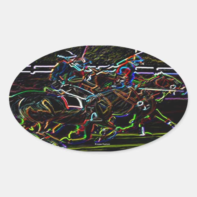 Polo Oval Sticker (Front)