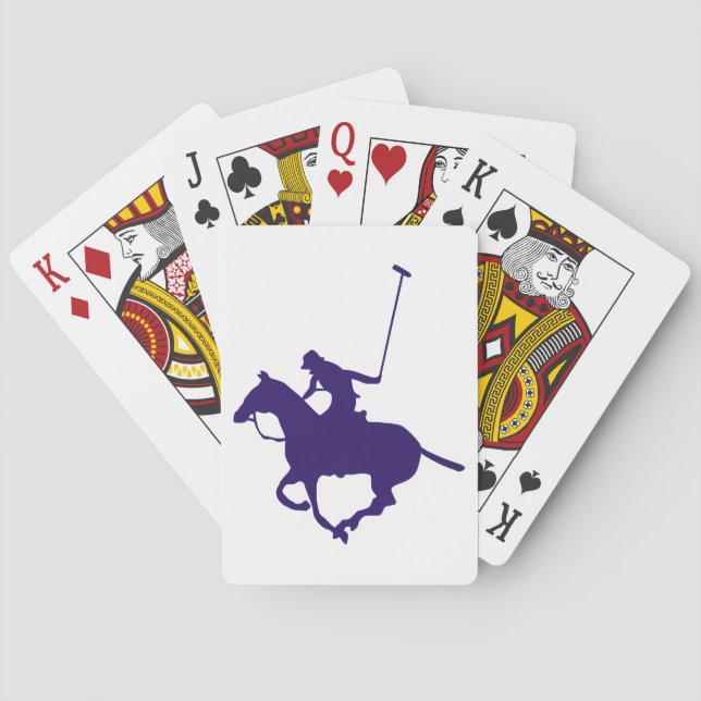 Polo Player Playing Cards (Back)