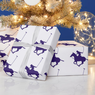 Polo Player Wrapping Paper