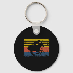 Polo Players Horseback Riding Horse Equestrian Spo Key Ring