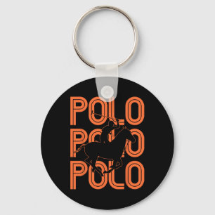 Polo Players Horseback Riding Horse Equestrian Spo Key Ring