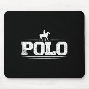 Polo Players Horseback Riding Horse Equestrian Spo Mouse Mat
