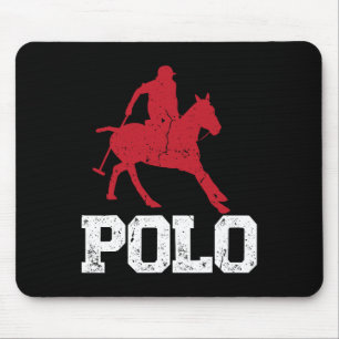 Polo Players Horseback Riding Horse Equestrian Spo Mouse Mat