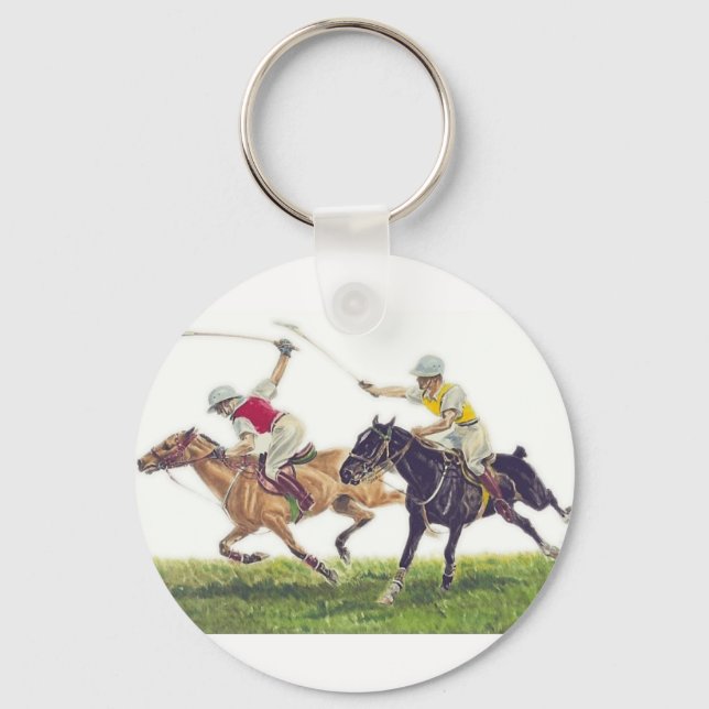Polo Ponies Key Ring (Front)