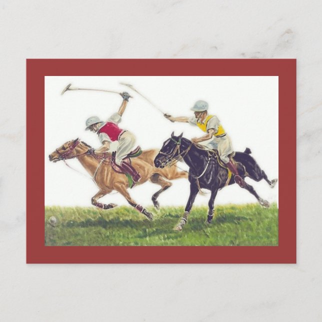Polo Ponies Postcard (Front)