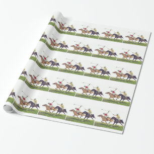 Polo Ponies Wrapping Paper