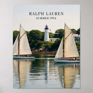 Polo Ralph Lauren Summer Yacht Poster