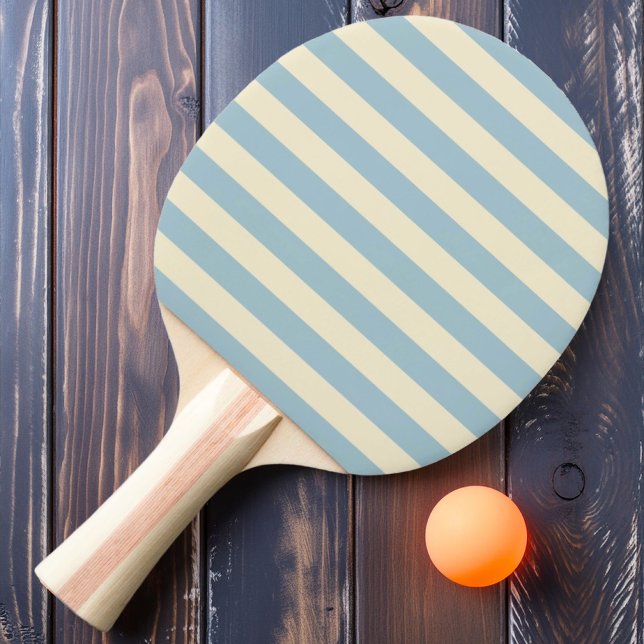 Polo Striped Light Sky Colour Ping Pong Paddle (Creator Uploaded)
