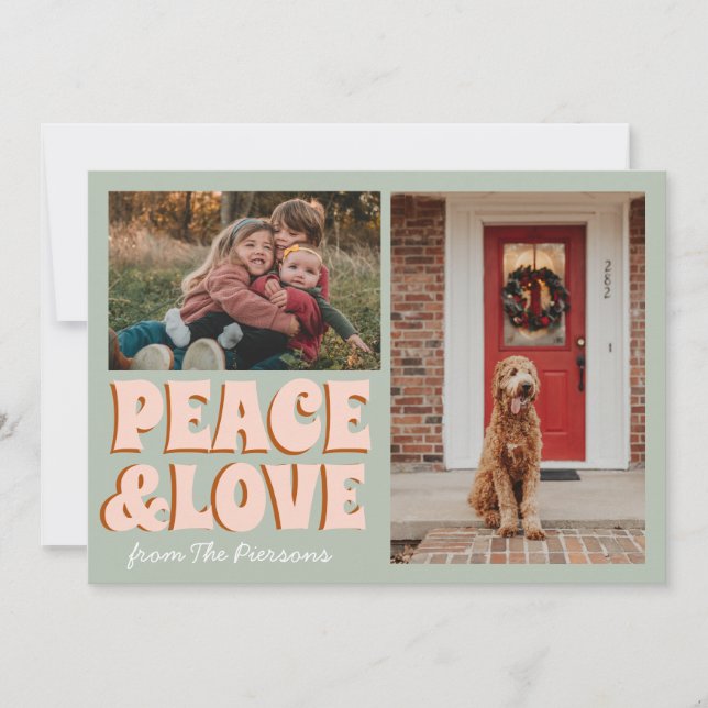 poloraid photo Merry Xmas Cute Funny Christmas  Card (Front)