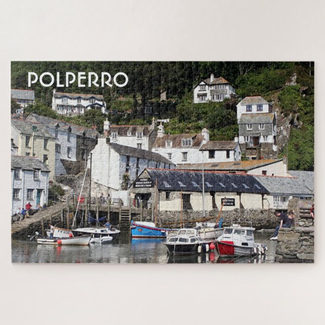 Polperro: Cornwall, England Jigsaw Puzzle (Horizontal)