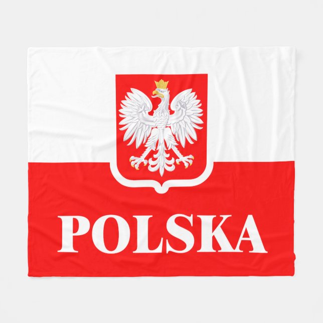 Polska 1 fleece blanket (Front (Horizontal))
