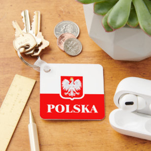 Polska 1 key ring