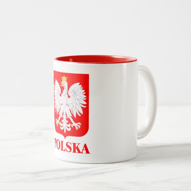 Polska 2 Two-Tone coffee mug (Front Right)