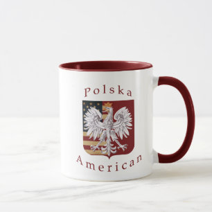 Polska American Tribute Ringer Mug