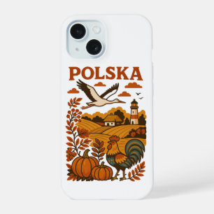 Polska Autumn Folk Countryside iPhone 15 Case