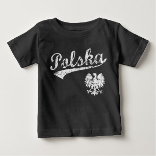 Polska Baseball Style Baby T-Shirt