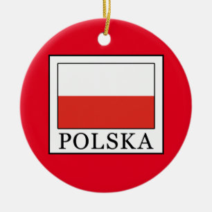Polska Ceramic Tree Decoration