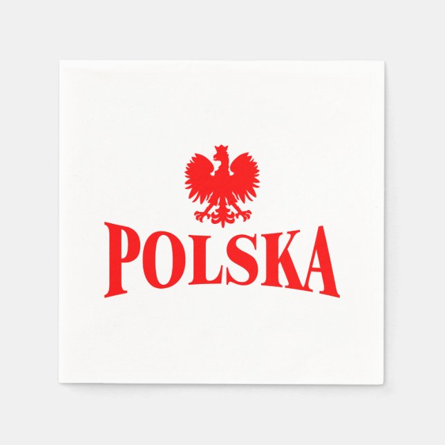 Polska Eagle Bar Napkins (Front)