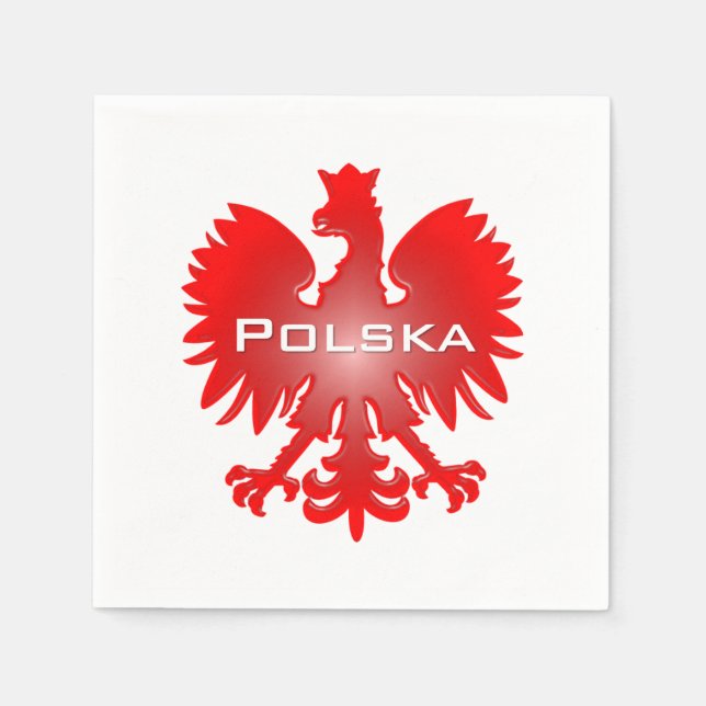 Polska Eagle Bar Napkins (Front)