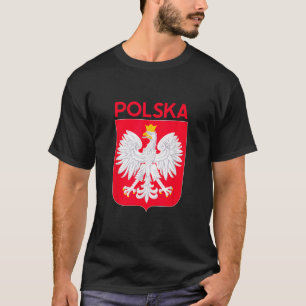 Polska Eagle Emblem Poland Flag Polish Culture Pie T-Shirt
